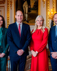 Встреча будущих королей и королев: принц Уильям и Кейт Миддлтон приняли в Виндзорском замке наследных принца и принцессу Норвегии